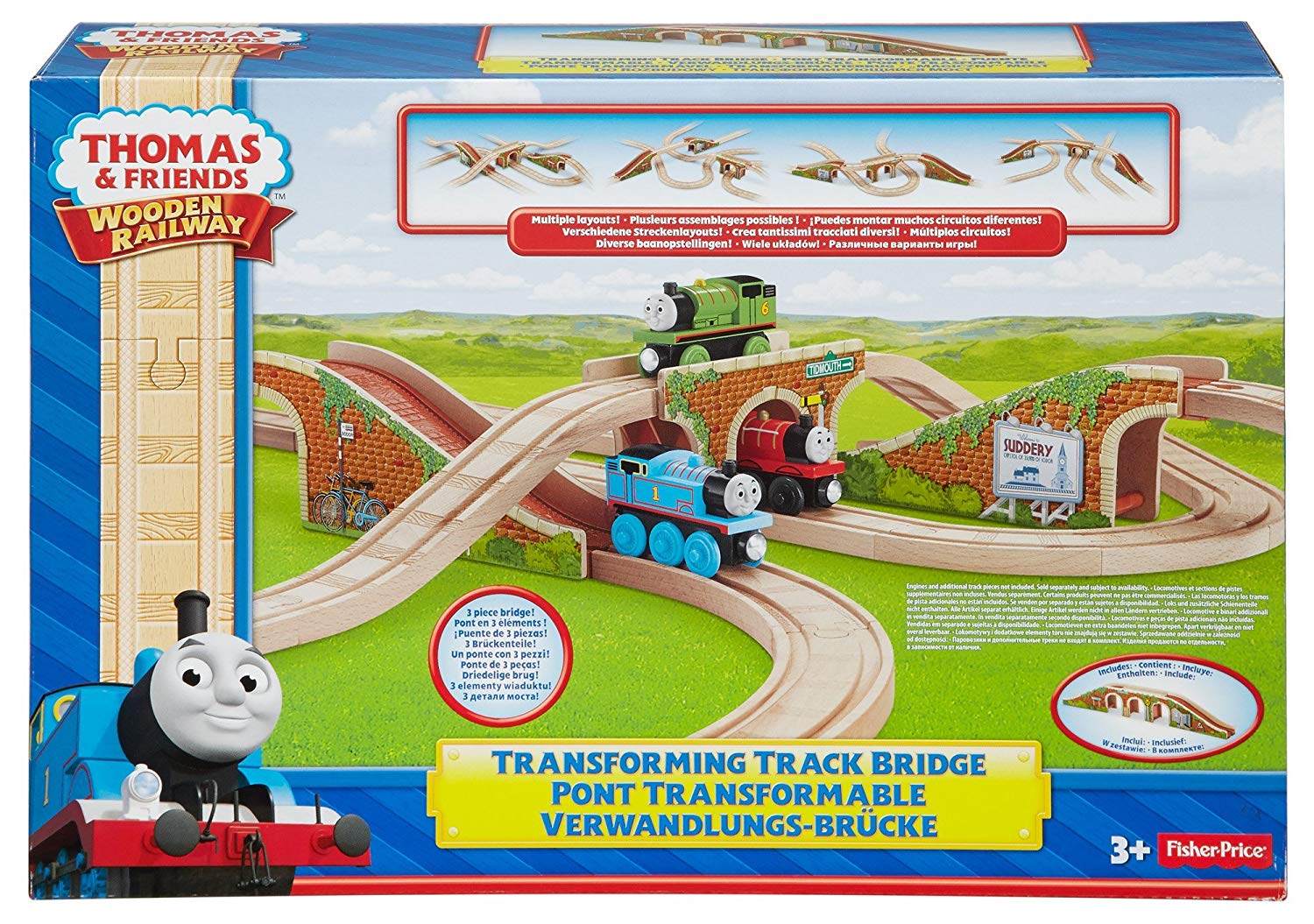 Thomas & Friends Wooden Railway Modular Bridge Toy – Preschool – Bundleman