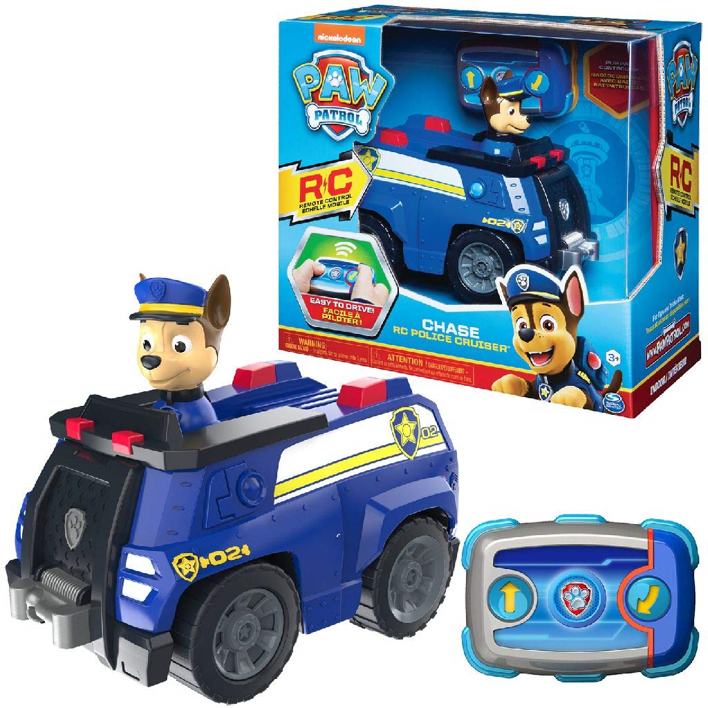 Paw Patrol Chase Remote Control Police Cruiser with 2-way Steering, for ...