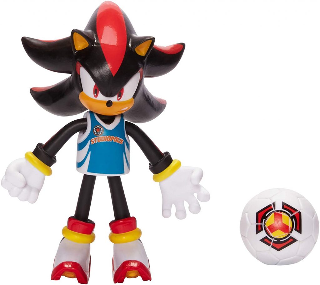 Sonic The Hedgehog Soccer Shadow 4-inch Action Figure Collectible Toy ...